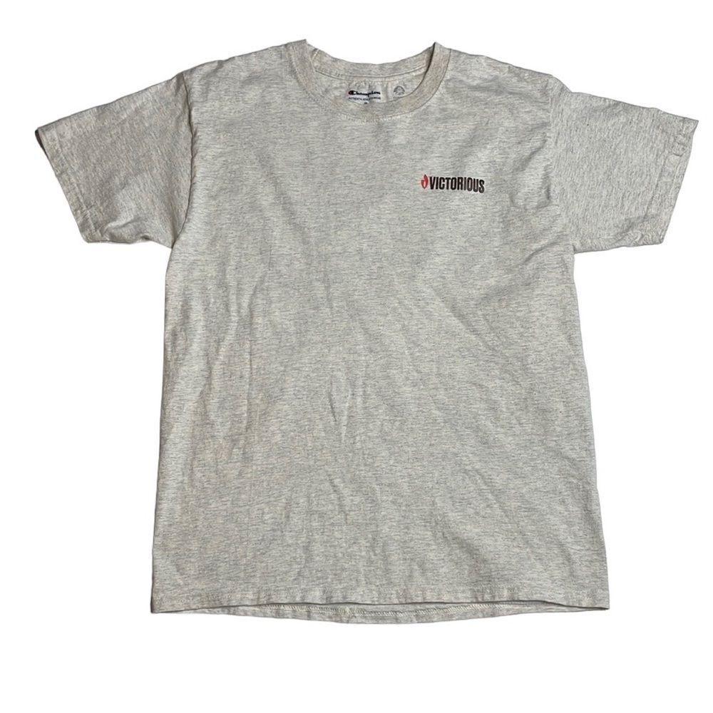 Champion Corporate Branded T-shirt Oatmeal Heather Size Medium